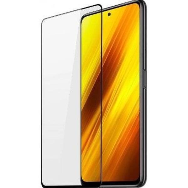 Защитное стекло CASE Full Glue для Xiaomi Poco X3 / X3 Pro (черный)