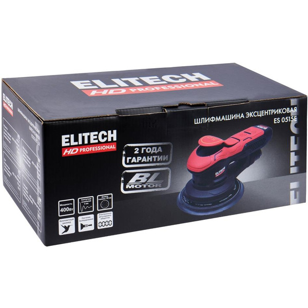 Эксцентриковая шлифмашина ELITECH ES 0515E
