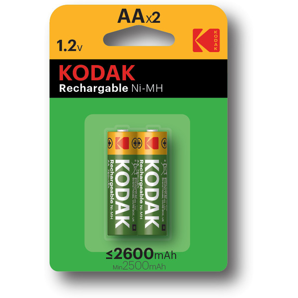 Аккумулятор Kodak HR6-2BL 2600mAh [KAAHR-2/2600mAh] 30955080-RU1