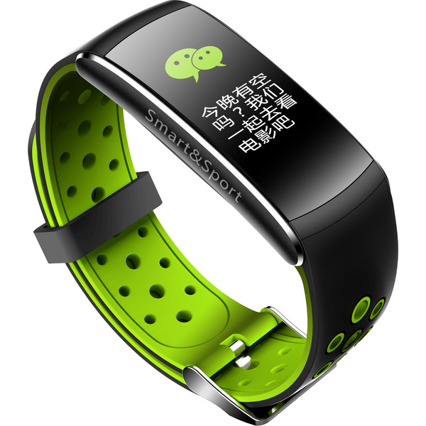 Фитнес-браслет SOVO SE12 (черный/зеленый)