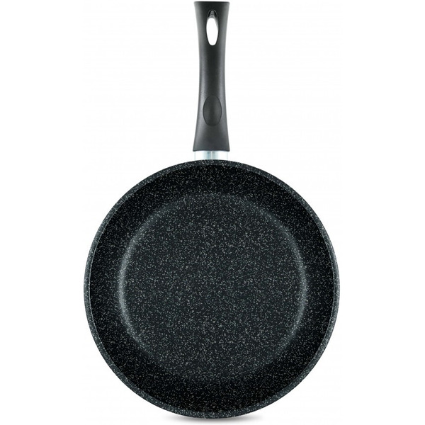 Сковорода НМП Каменная Черный гранит 18128