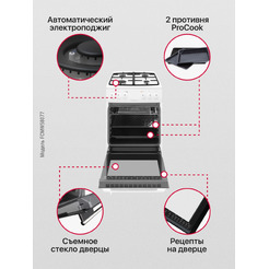 Кухонная плита Hansa FCMW58077