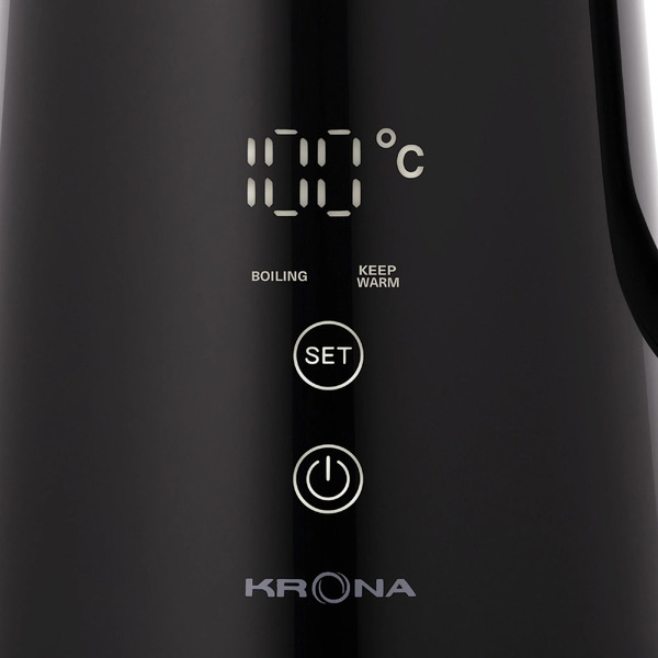 Электрический чайник Krona Digitaler Black 1,5л (KRWK01)