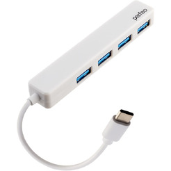 Разветвитель USB-C Perfeo PF-H039 4 Port White