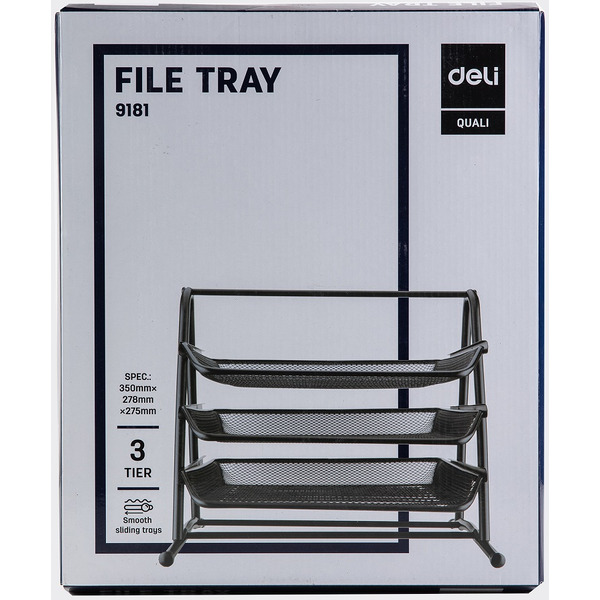 Лоток для бумаг DELI 9181