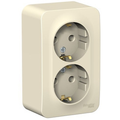 Розетка двойная Systeme Electric BLANCA BLNRA010212
