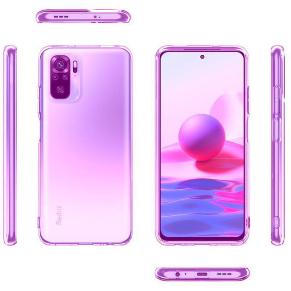 Бампер Bingo TPU 2.0mm для XIAOMI Redmi Note 10 Фиолетовый