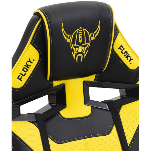 Кресло компьютерное FLOKY Asgard Yellow-Black
