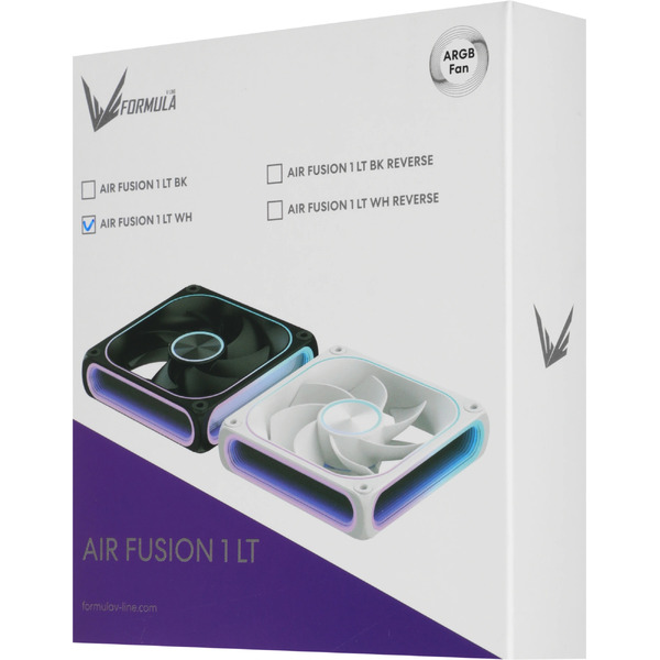 Вентилятор для корпуса Formula Air Fusion 1 LT (белый)
