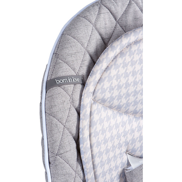 Стул для кормления HAPPY BABY Berny BASIC (light grey)