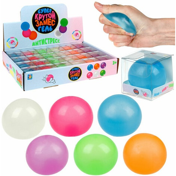 Игрушка-антистресс 1TOY Крутой замес. Шар Т24590