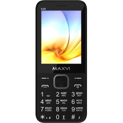 Кнопочный телефон Maxvi K28 (черный)