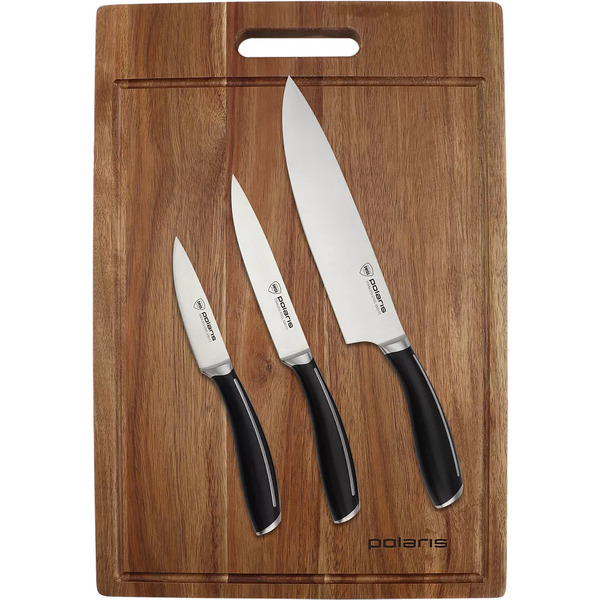 Набор ножей c разделочной доской POLARIS Stein-4BSS