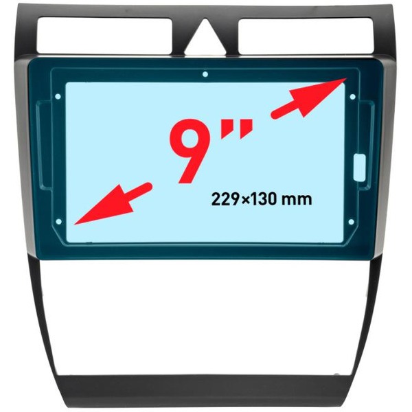 Рамка INCAR RAU-FC203 (AUDI 9")