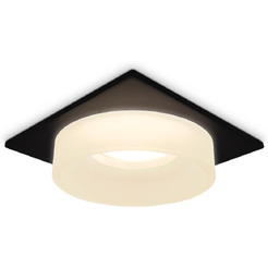 Точечный светильник Ambrella light TN1316 SBK/FR (черный песок/белый матовый)