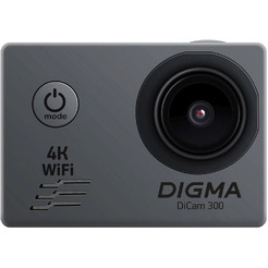 Экшен-камера Digma DiCam 300 (серый)