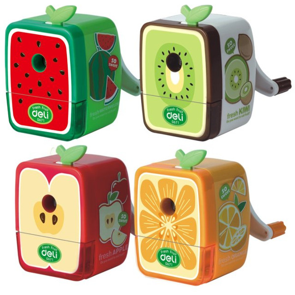 Точилка механическая "Фрукты" 0671 DELI
