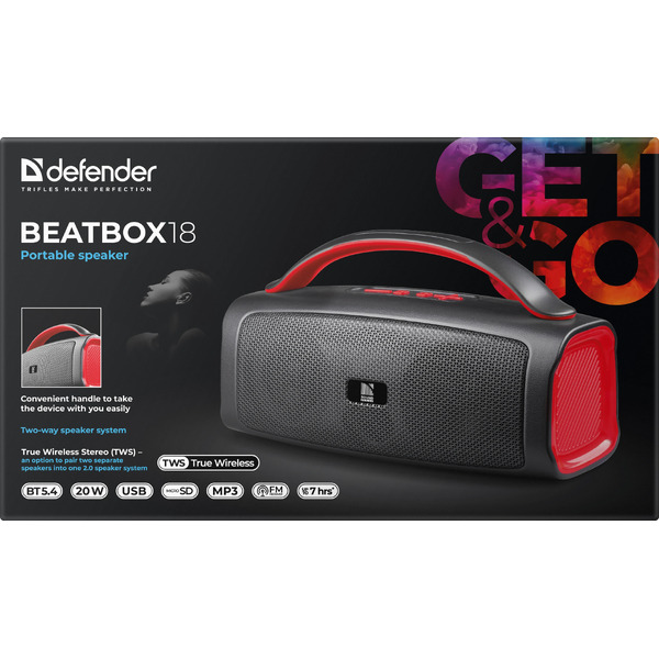 Беспроводная колонка Defender Beatbox 18