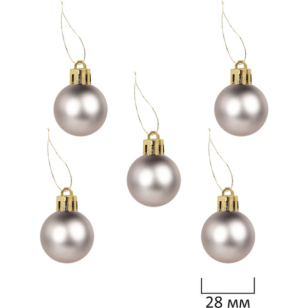 Шары елочные ЗОЛОТАЯ СКАЗКА Light Champagne Style 592592 (шампань)