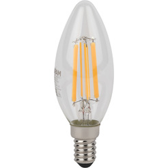 Лампа светодиодная филаментная OSRAM B75 6W 2700K E14