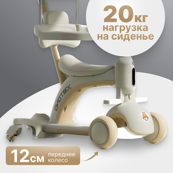 Самокат Ricos Crocs JSCN669 (бежевый)