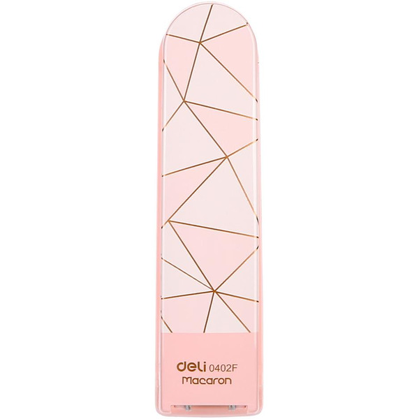 Степлер DELI 0402FPINK