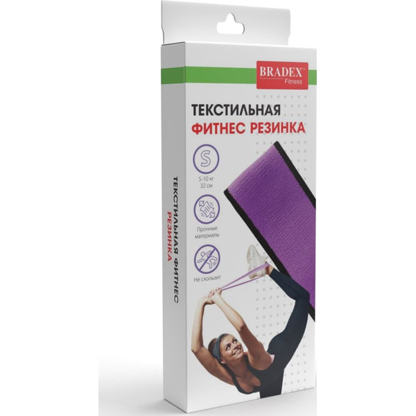Текстильная фитнес резинка Bradex SF 0751 (размер S)