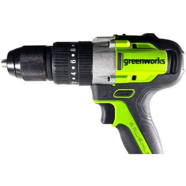 Ударная дрель-шуруповерт Greenworks GD24DD60 3704107CUA