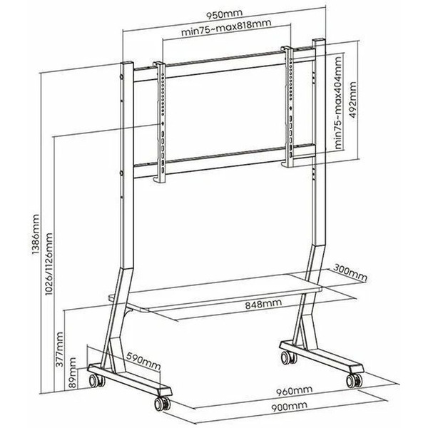 Стойка для телевизора Ultramounts UM306B
