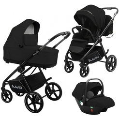 Универсальная коляска Bubago Niveta BG 192-1 (3 в 1, черный)