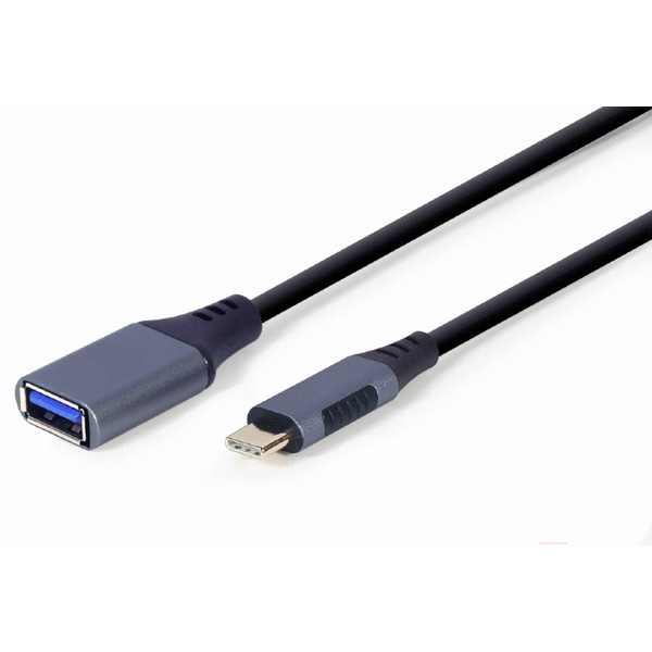 Кабель Cablexpert A-USB3C-OTGAF-01 USB Type-A - USB Type-C (0.15 м, фиолетовый)