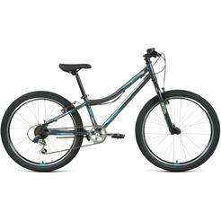 Велосипед Forward TITAN 24 1.0 р. 12 (RBK22FW24018) темно-серый/бирюзовый