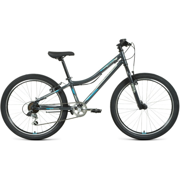 Велосипед Forward TITAN 24 1.0 р. 12 (RBK22FW24018) темно-серый/бирюзовый