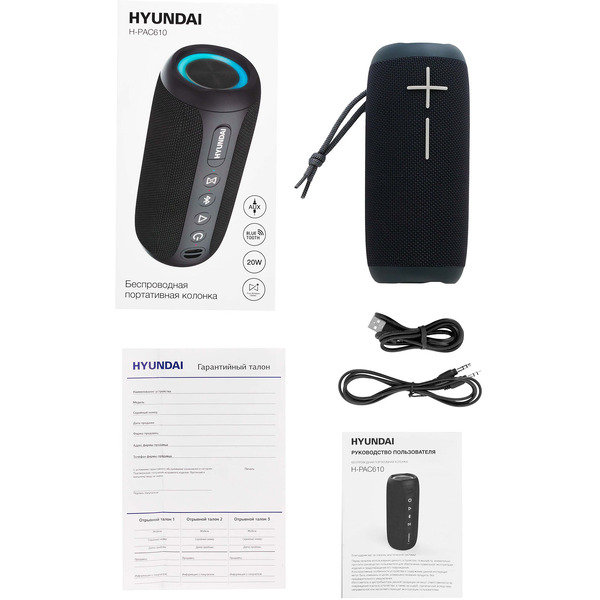 Беспроводная колонка Hyundai H-PAC610