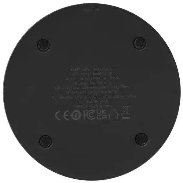 Беспроводное зарядное Baseus Simple 2 Wireless Charger 15W CCJJ050001 (черный)