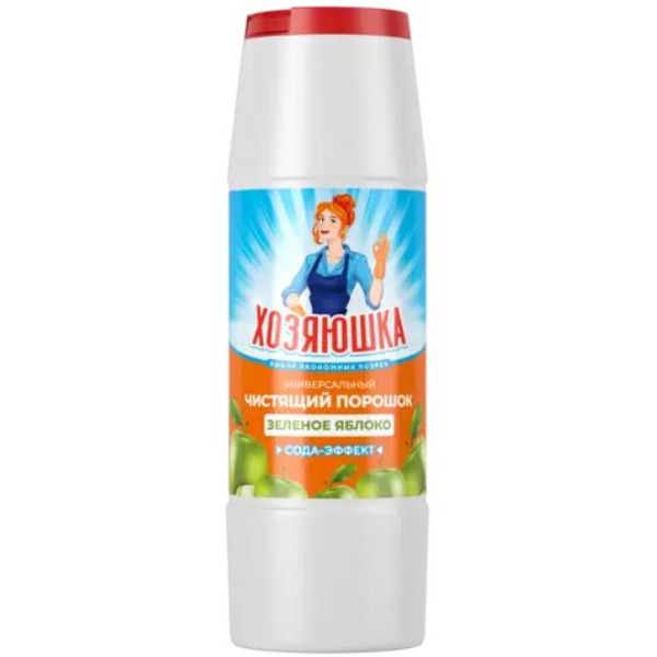 Средство универсальное Хозяюшка Зеленое яблоко 450 г
