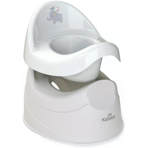 Детский горшок Kidwick Дуэт KW100404 (серый/белый)
