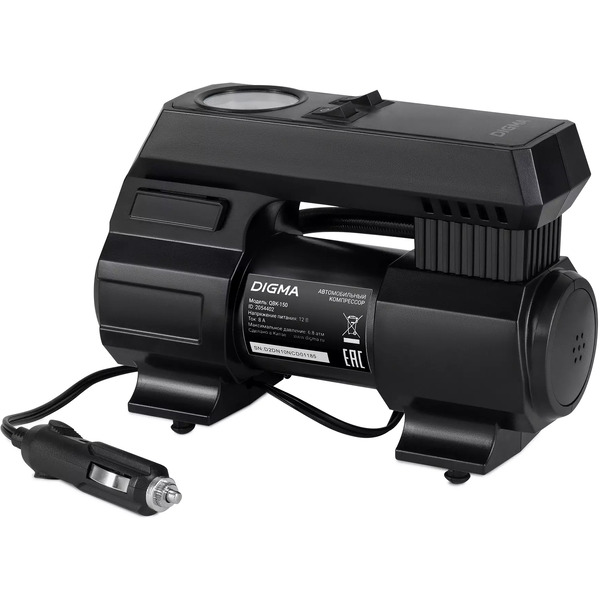Автомобильный компрессор Digma QBK-150