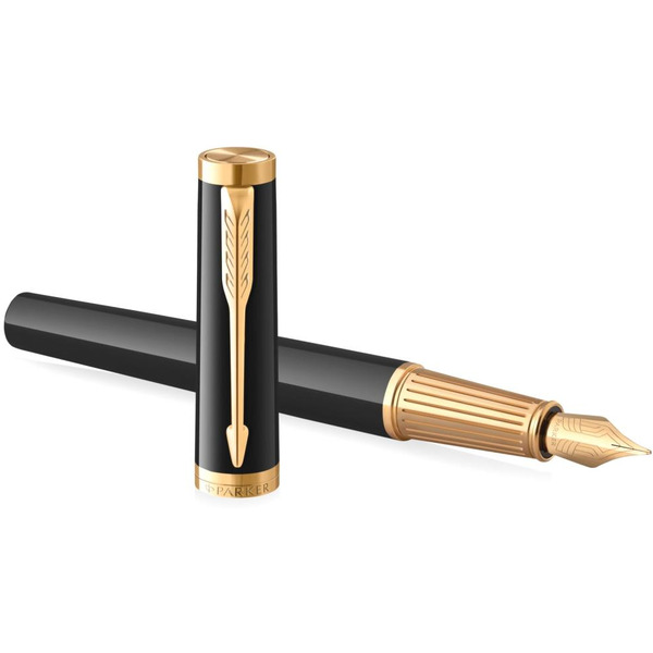 Ручка перьевая Parker Ingenuity Core F570 Black GT 2182005