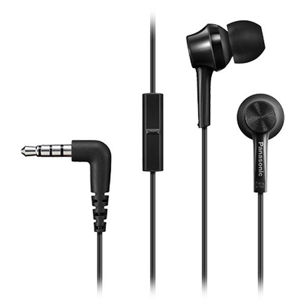 Наушники-вкладыши PANASONIC RP-TCM105E-K черный