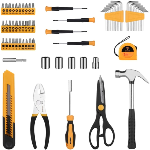 Набор инструментов для дома DEKO PRO DKMT62 (065-0213), 62 предмета