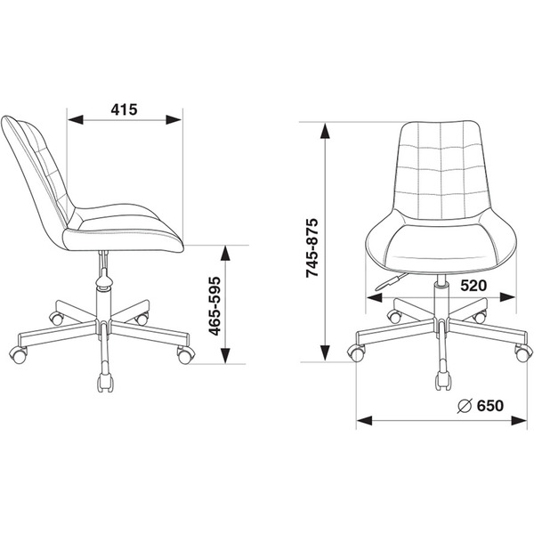 Офисное кресло Бюрократ CH-350M (черный)