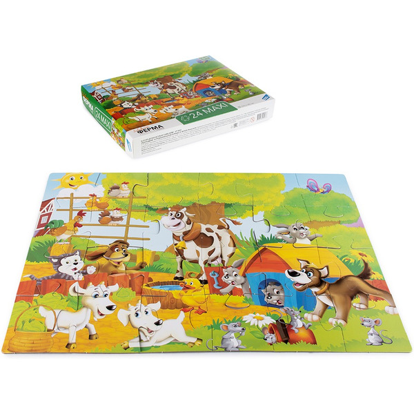 Пазлы детские Dream Makers "Ферма MAXI ", 24 элемента RI2403C