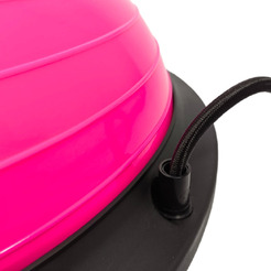 Балансировочная платформа AMETIST BOSU ball 45 см (розовый)