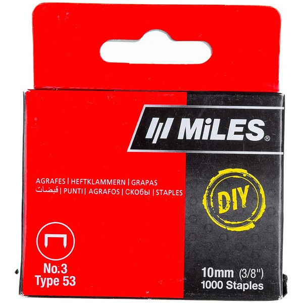 Скоба Miles NO.3-10MM DIY