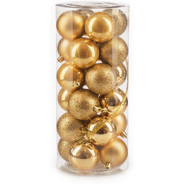 Набор новогодних шаров Ausini VT25-04003-1