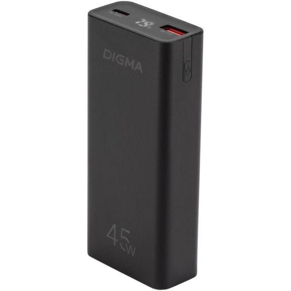 Мобильный аккумулятор Digma DGPF10E 10000mAh (черный)