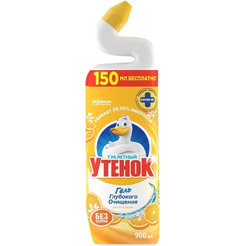 Средство чистящее для туалета Туалетный Утенок 5 в 1 Цитрус, 900мл