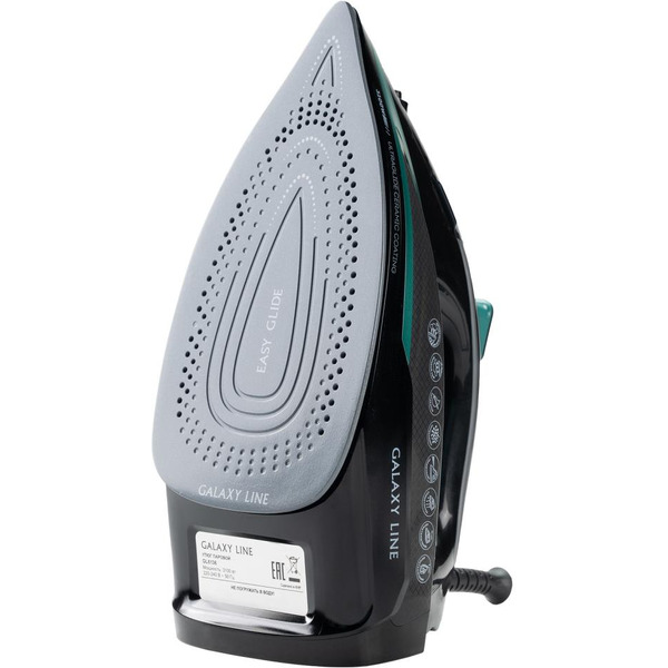 Утюг Galaxy LINE GL 6136 (черный с зеленым)