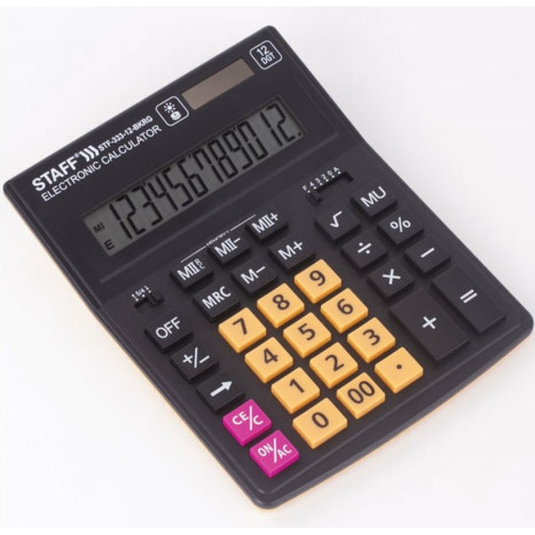 калькулятор Staff Plus STF-333-12-BKRG (250460)
